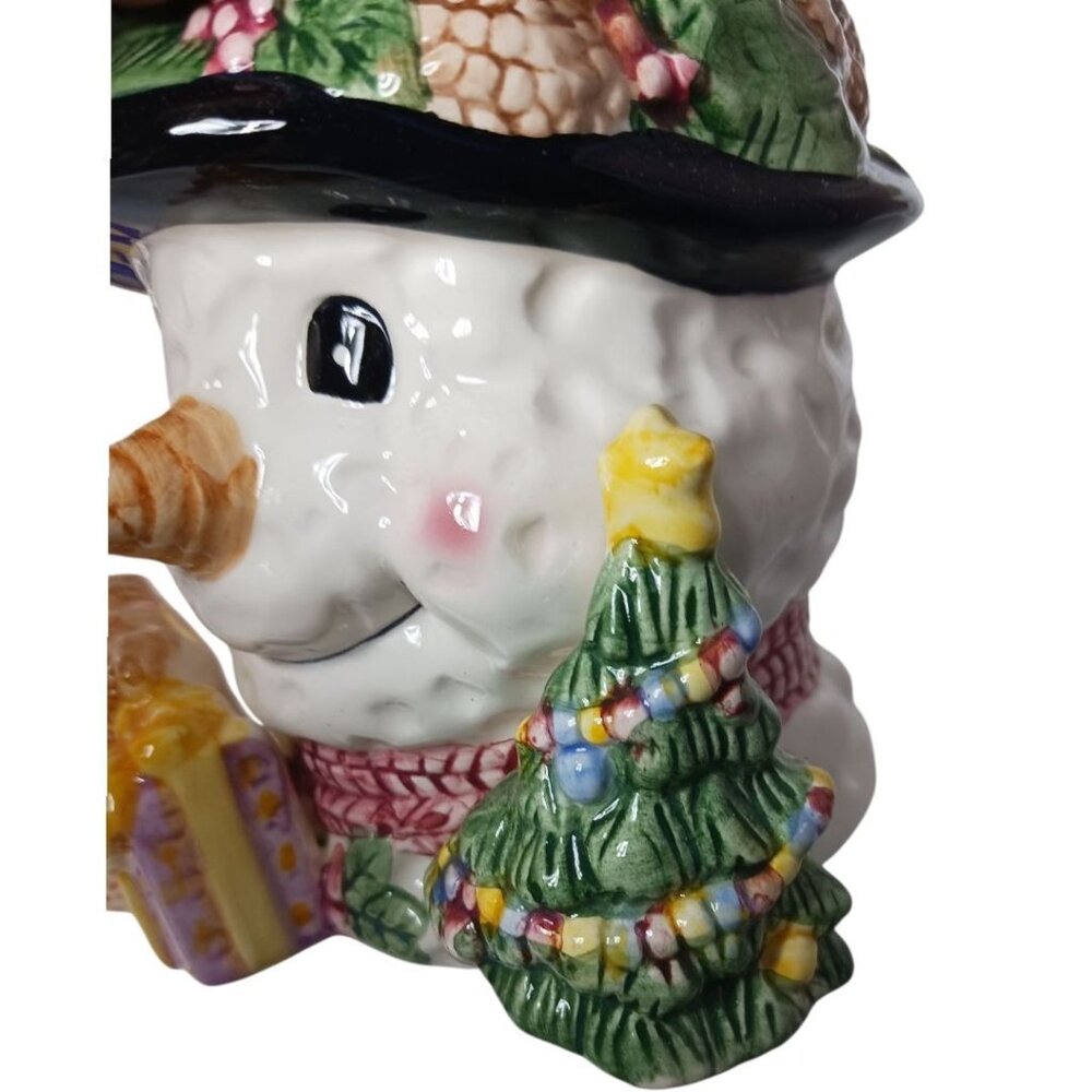 Alco Holiday Ceramic Snowman Mug With 3D Gift & Tree 16Oz - Picture 6 of 8